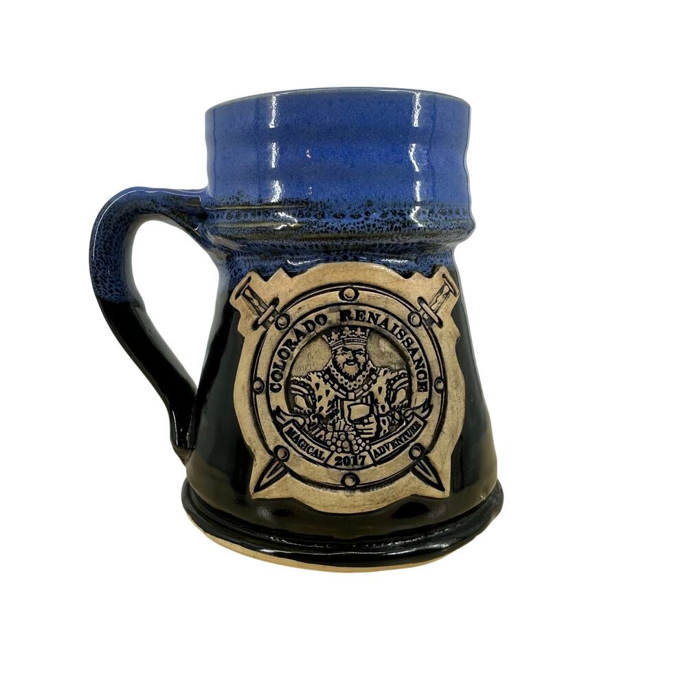 Colorado Renaissance Festival 2017 Beer Mug Pottery Glaze Earthy